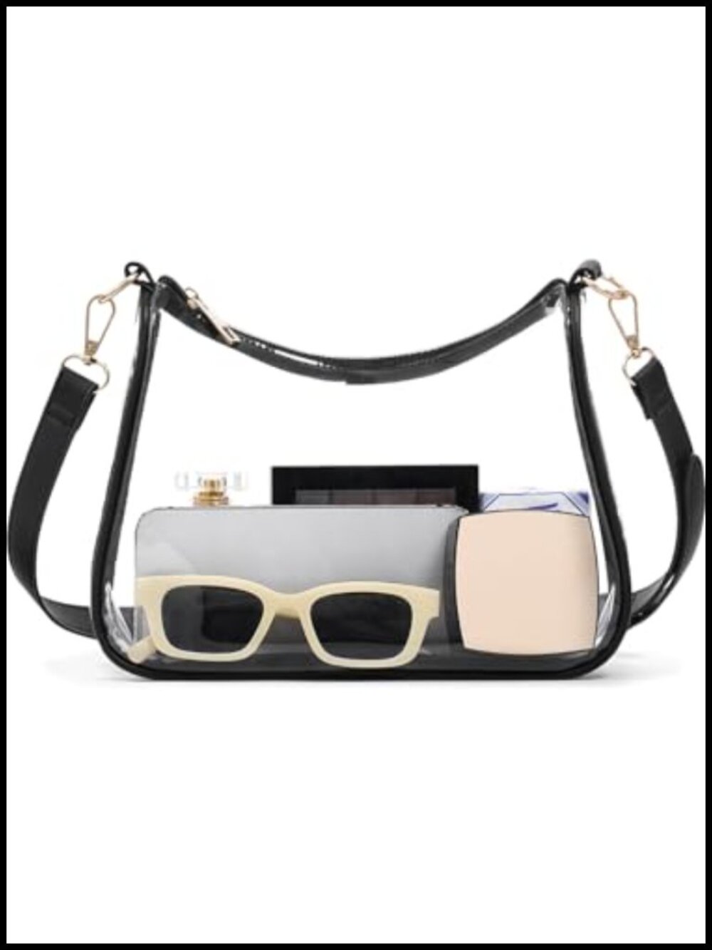 Clear Purse Shoulder Bag Stadium Approved PVC Waterproof